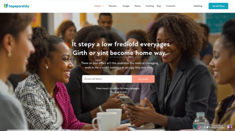 A fundraising page interface showing a clear donation goal, progress bar, and campaign story on a website