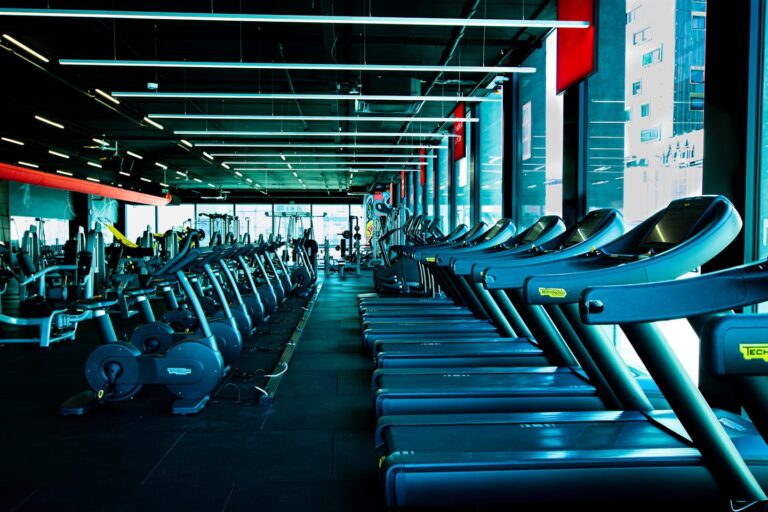Bright modern gym interior showing a fitness business in the launch phase