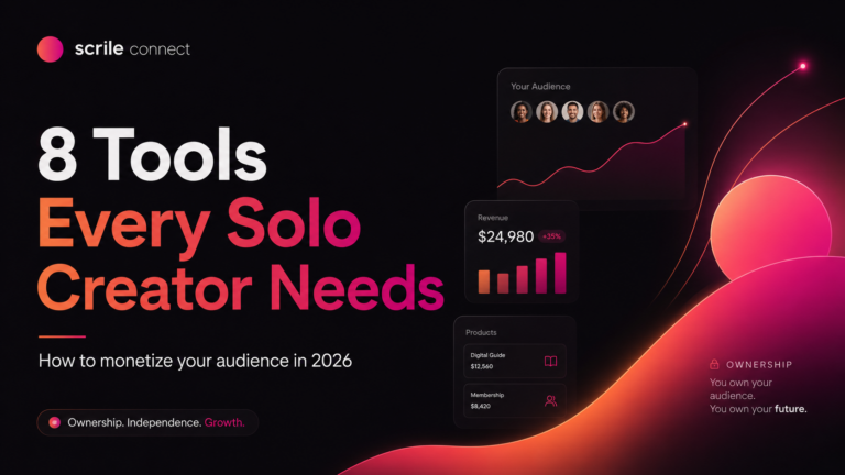 Solo Creator Monetization Tools: 8 Ways to Grow Revenue