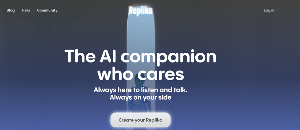 Replika promo banner